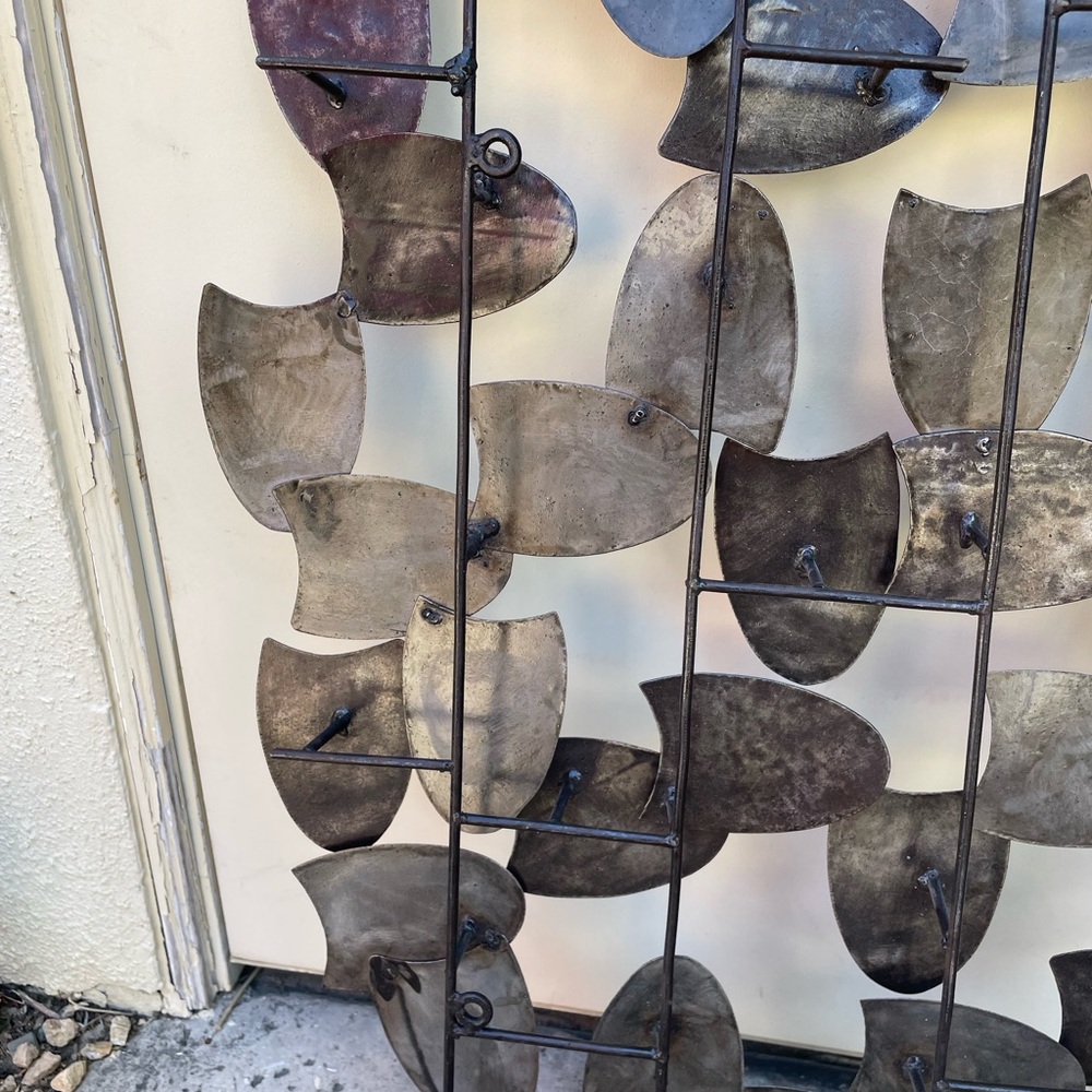 Geometric Metal Dimensional Wall Art 39' x 23" - Picture 6 of 9